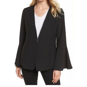 Halogen Black Bell Sleeve Blazer